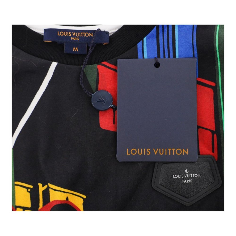 LOUIS VUITTON NWT 2019 Caeda Pompidou Souvenir Cotton T-shirt Unisex - Picture 8 of 10